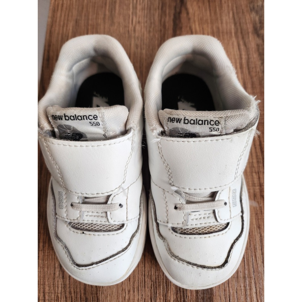 New Balance 550 Kids Sneakers White Athletic Walking Shoes